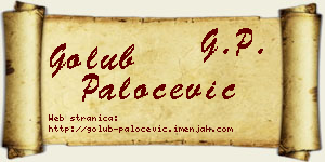 Golub Paločević vizit kartica